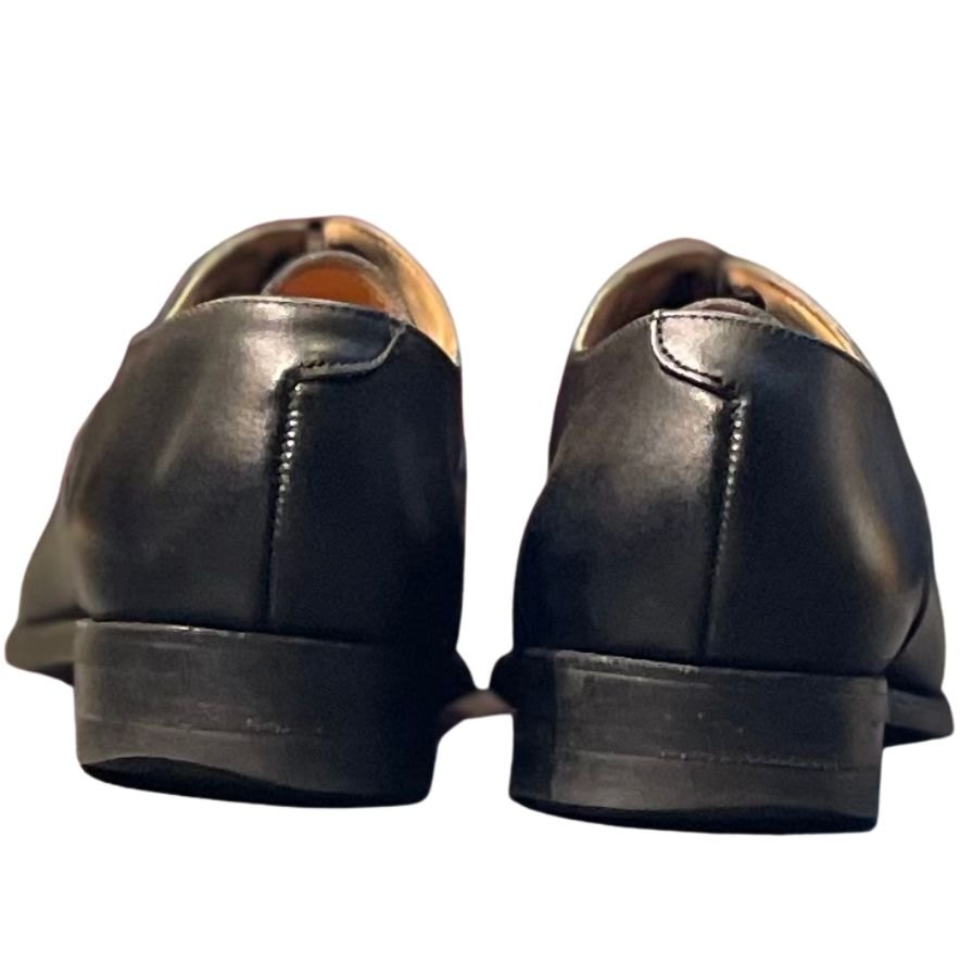 クロケット&ジョーンズ レザーシューズ トレーディングポスト別注 MALTON セミブローグ ブラック メンズ サイズUK6E CROCKETT&JONES  約24.5cm【LA】【中古】