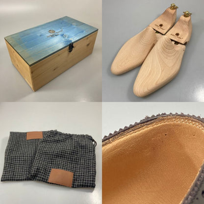 ステファノ・ベーメル 6350 フルブローグ Sラスト メンズ ダークブラウン サイズ43 Stefano Bemer ビジネスシューズ 約28.0cm【LA】【中古】
