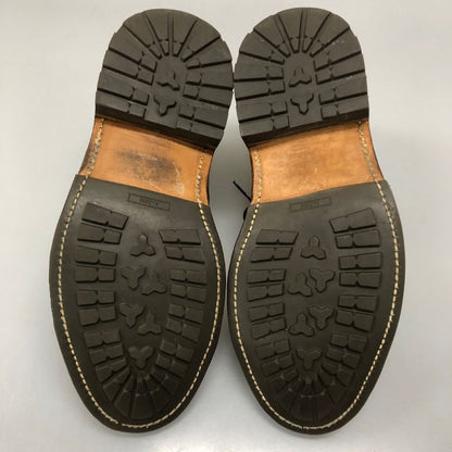 オールデン ブローグ別注 D85160 外羽根 キャップトゥ― コードバン メンズ サイズ US6 ダークブラウン  ALDEN ビジネスシューズ 約24.0cm【LA】【中古】