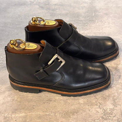 ジェイエムウエストン ショートブーツ 029 シングルモンク ブラック レディース サイズUK4D J.M.WESTON ブーツ 約23.0cm【LA】【中古】