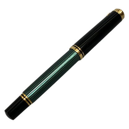ペリカン 万年筆 スーベレーン 緑縞 ストライプ ペン先14C-585 F字 PELIKAN Souveran【AFI14】