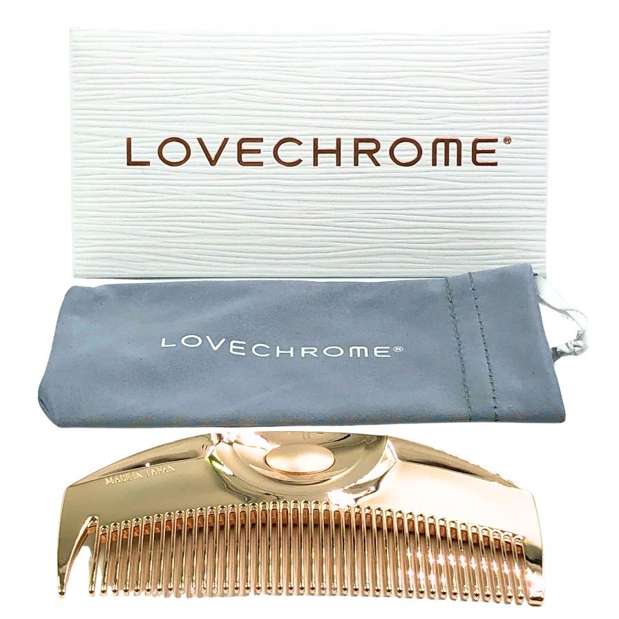 ラブクロム ヘアコーム ツキ ローズゴールド K24GP レディース LOVECHROME【AFI5】【中古】