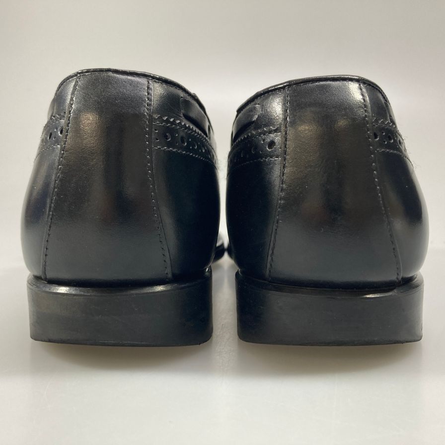 リーガル JE03 タッセルローファーウイングチップ ブラック サイズ25.5cm  REGAL 約25.5cm【AFC28】