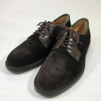 ポールスミス レザーシューズ スエード プレーントゥ ダークブラウン メンズ UK6 Paul smith 約24.5cm【AFD8】