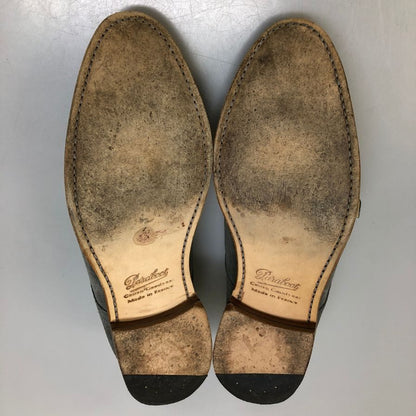 パラブーツ レザーシューズ ダブルモンク スエード メンズ グレー サイズUK8.5 Paraboot スエードシューズ 約27.0cm【LA】【中古】
