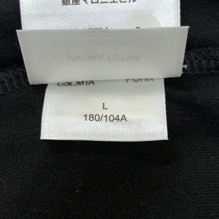 新品同様◆バーバリー 半袖Tシャツ ロゴ ELLISON PRT ブラック メンズ サイズL BURBERRY 【AFB46】