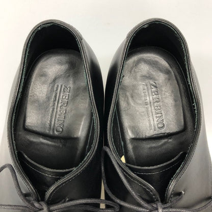 宮城興業 SQ-002 3アイレット Vフロント パターンオーダー アノネイレザー ブラック サイズ25.0cm メンズ miyagikogyo 約25.0cm【AFD12】