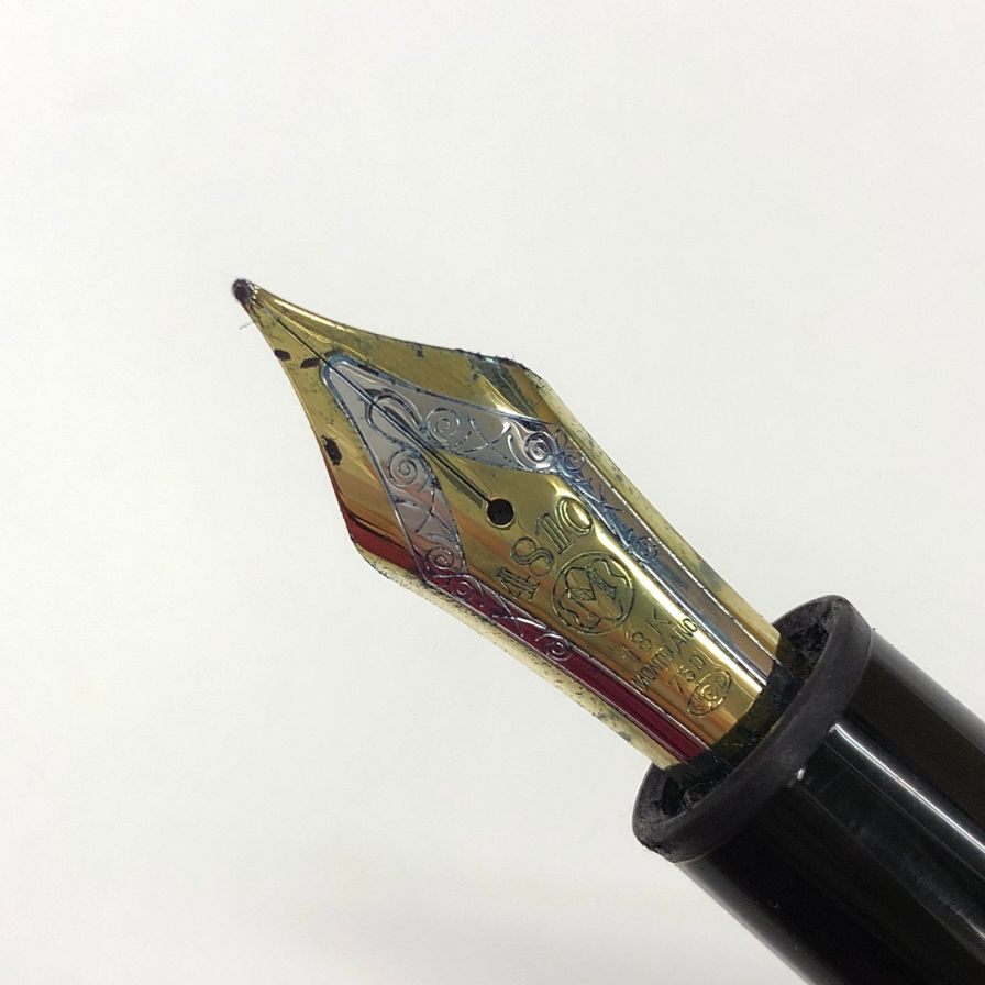 モンブラン 万年筆 マイスターシュテック Pix No.149 4810 ペン先18K750 ブラック×ゴールド MONTBLANC【AFI5】