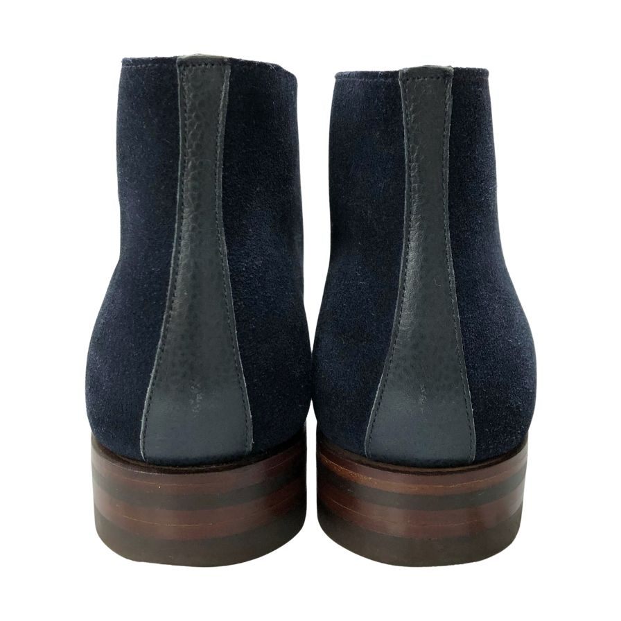 クロケット&ジョーンズ チャッカブーツ チャートシー ポールスミス別注 スエード ネイビー サイズ6.5E CROCKETT&JONES CHERTSEY 約25.0cm【AFC4】