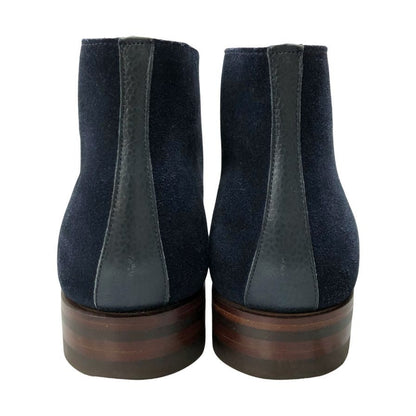 クロケット&ジョーンズ チャッカブーツ チャートシー ポールスミス別注 スエード ネイビー サイズ6.5E CROCKETT&JONES CHERTSEY 約25.0cm【AFC4】