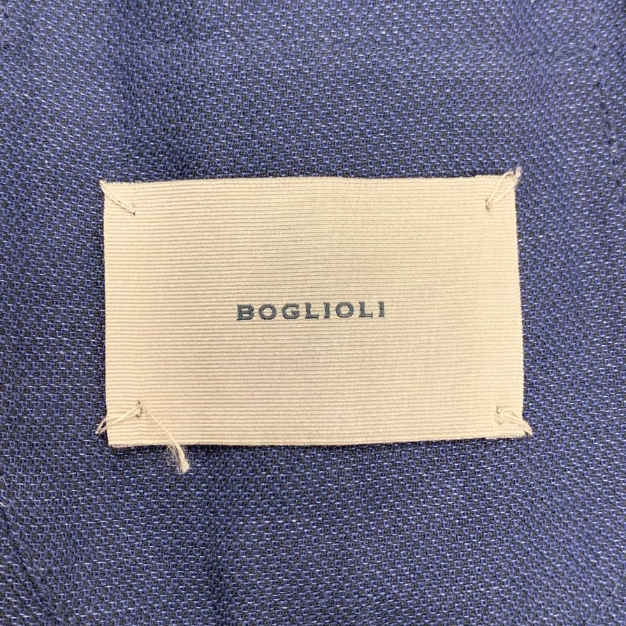 中古◆ボリオリ ソーホー  テイラードジャケット メンズ サイズ46 ブルー系  BOGLIOLI SOHO 【AFB34】