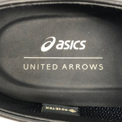 アシックス ユナイテッド アローズ別注 レザーシューズ ゴアテックス プレーントゥ ブラック メンズサイズ25.5cm Asics UNITED ARROWS 約25.5cm【AFC47】