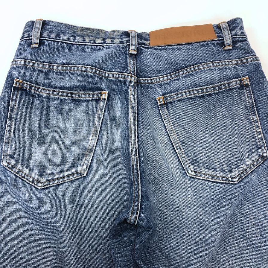 アンスクリア デニムパンツ フレア インディゴ ユニセックス サイズ32 INSCRIRE 【AFB11】