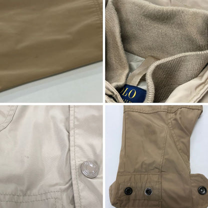 極美品◆ポロ ラルフローレン 国内正規 ナイロン フィールドジャケット ダブルジップ メンズ サイズL カーキ Polo Ralph Lauren 【AFA3】