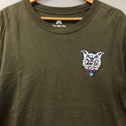 美品◆ナイキ 半袖Tシャツ SB M90 SKATE CHAR グリーン メンズ サイズXXL NIKE 【AFB3】