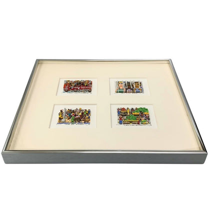 ジェームス リジィ 3D  シルクスクリーン james rizzi【AFE13】【中古】
