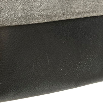 シセイ レザーケース タブレットケース ドキュメントケース スエード×レザー コンビ メンズ グレー Cisei FIRENZE【AFE3】【中古】