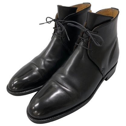 シュナイダーブーツ ジョージブーツ 52ラスト サイズ6.5 カーフレザー ブラック メンズ Schnieder Boots George Boots ブーツ 約25.0cm【LA】【中古】