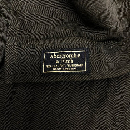 極美品◆アバクロンビー&フィッチ 長袖シャツ コットン ブラック メンズ サイズXS Abercrombie&Fitch 【AFB26】