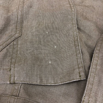 極美品◆レスレストン リネンジャケット スペンス ブライソン生地 メンズ サイズ L ブラウン LES LESTON 【AFB3】