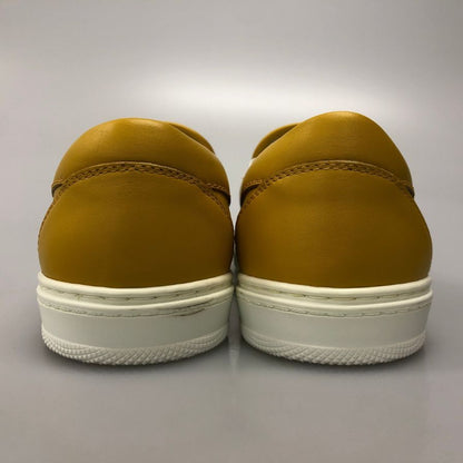 ジミーチュウ スリッポン スニーカー イエロー エンボス サイズ41 メンズ JIMMY CHOO 約26.0cm【AFD4】