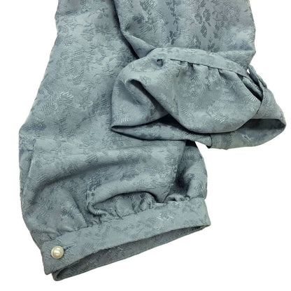 新品同様◆ジョリーミニョン ワンピース 長袖 ロング ポリエステル ブルー サイズ40 jolie mignon 【AFB13】