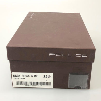 ペリーコ サンダル MIELE フラットサンダル サイズ34.5 ホワイト系 PELLICO 約21.0cm【AFD15-2】