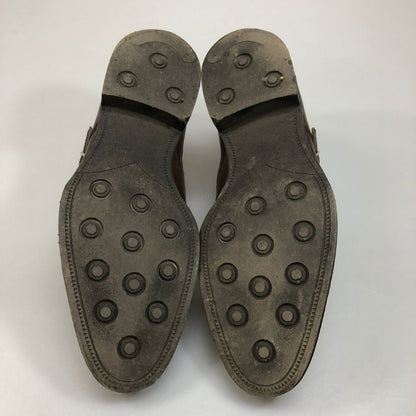 アーバンリサーチ ドアーズ レザーシューズ ダブルモンク 革靴 ブラウン メンズ サイズ7 URBAN RESEARCH DOORS 約25.0cm【AFC4】