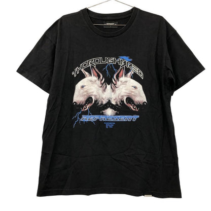 美品◆リプレゼント Tシャツ メンズ サイズM  ブラック REPRESENT THOROUGHBRED 【AFB5】