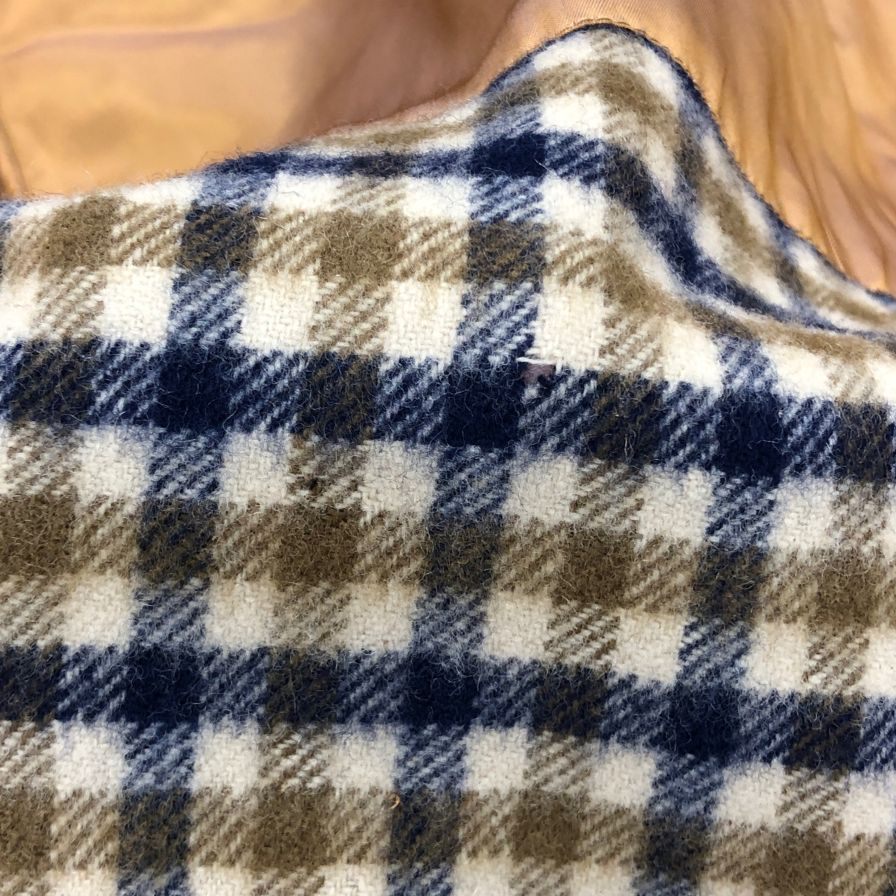 中古■アクアスキュータム バルカラーコート 70年S ヴィンテージ イングランド製 ベージュ メンズ Mサイズ想定 Aquascutum 【AFA7】