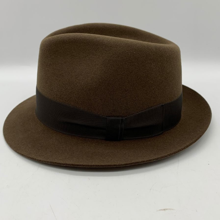 カシラ × ノックス 中折れハット ラビット メンズ サイズ58cm ブラウン CA4LA×KNOX