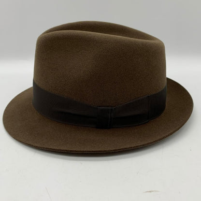 カシラ × ノックス 中折れハット ラビット メンズ サイズ58cm ブラウン CA4LA×KNOX