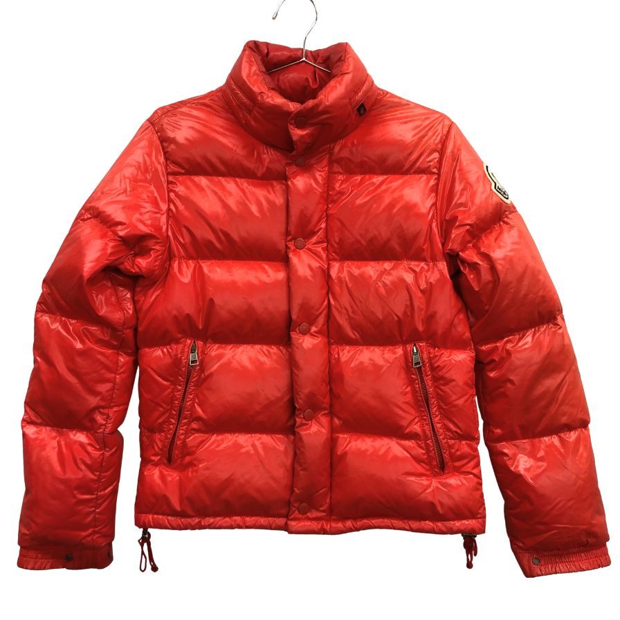 中古◆モンクレール ダウンジャケット エベレスト メンズ サイズ0 レッド MONCLER EVEREST 【AFA22】