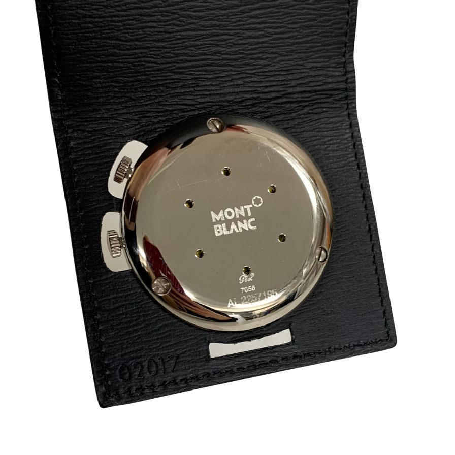 モンブラン トラベルクロック クオーツ 7056 AL2257195 MONTBLANC【AFI7】【中古】