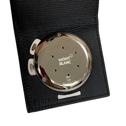 モンブラン トラベルクロック クオーツ 7056 AL2257195 MONTBLANC【AFI7】【中古】