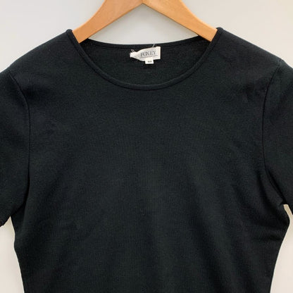 中古■フォクシー 綿100%カットソー ブラック サイズ40 FOXEY 【AFB4】