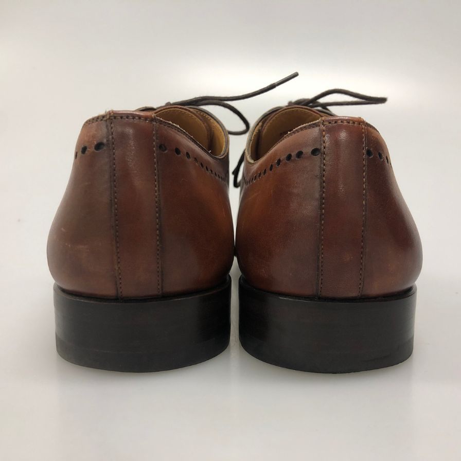 マグナーニ レースアップシューズ ホールカット メダリオン ブラウン メンズ サイズ40 17505 MAGNANNI 約25.0cm【AFC5】