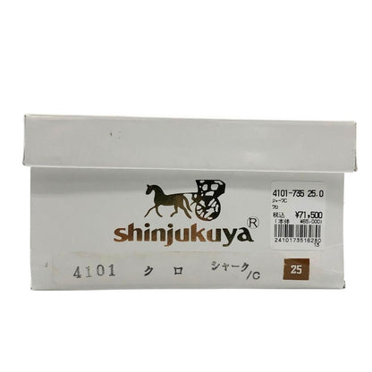 新宿屋 レザーハイヒール シャーク 4101-735 ブラック 25㎝ レディース shinjukuya 約25.0cm【7-17】