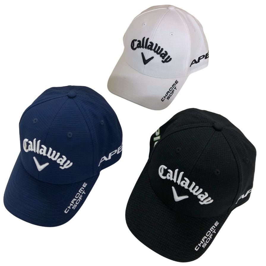 キャロウェイ ゴルフ キャップ 3点セット ブラック ホワイト ネイビー Callaway Golf【AFI1】