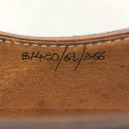 ベルルッティ ホールカット レザー メダリオン パティーヌ メンズ ブラウン サイズUK6.5 Berluti 約25.5cm【PTM4】