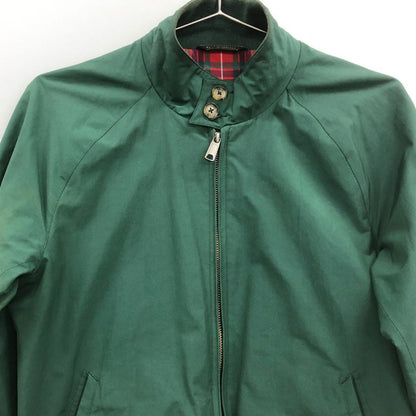 中古◆バラクータ ブルゾン ハリントンジャケット G9 スウィングトップ メンズ グリーン サイズ36 BARACUTA 【AFB3】