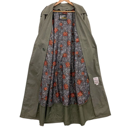 中古◆ロンドンフォグ バルカラーコート 70S ライナー付き USA製 カーキ メンズ サイズ8 LONDON FOG 【AFA19】