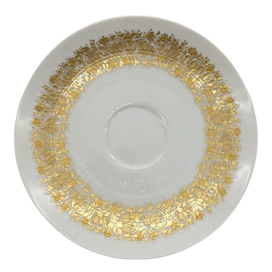 ローゼンタール スタジオライン ティーカップ&ソーサー ホワイト 3客セット Rosenthal studio-line【AFI21】【中古】