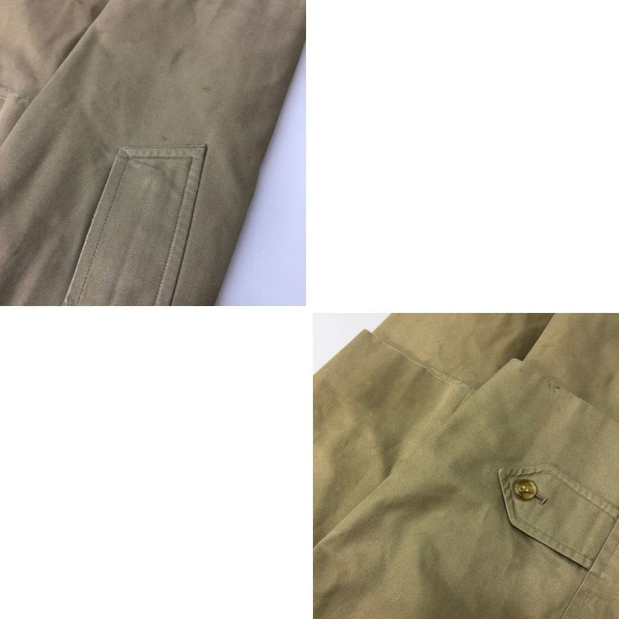 中古◆バーバリー トレンチコート 旧タグ イングランド製 ベージュ メンズ サイズ165 Burberry 【AFA4】