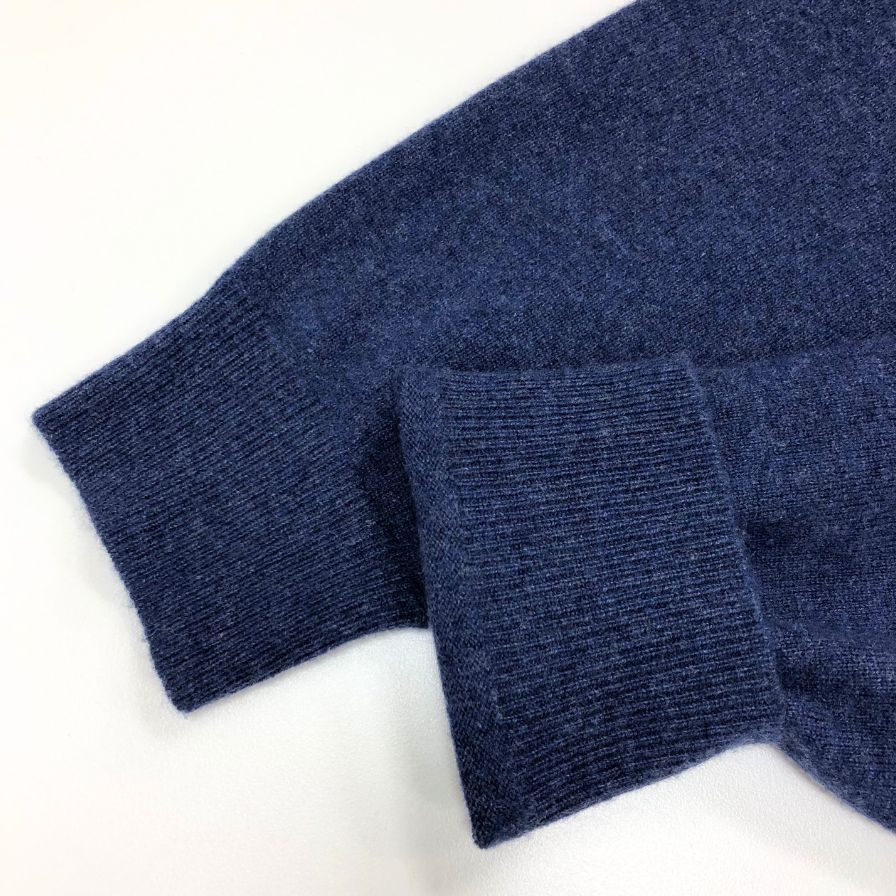 中古◆セオリー ニットセーター カシミア 100% クルーネック ブルー メンズ サイズM Theory 【AFB4】