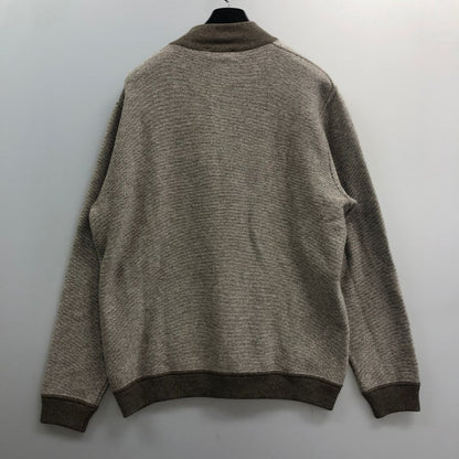 美品◆エルメネジルドゼニア ニットセーター ウール ハイネック ブラウン系 サイズ50 メンズ Ermenegildo Zegna 【AFA18】