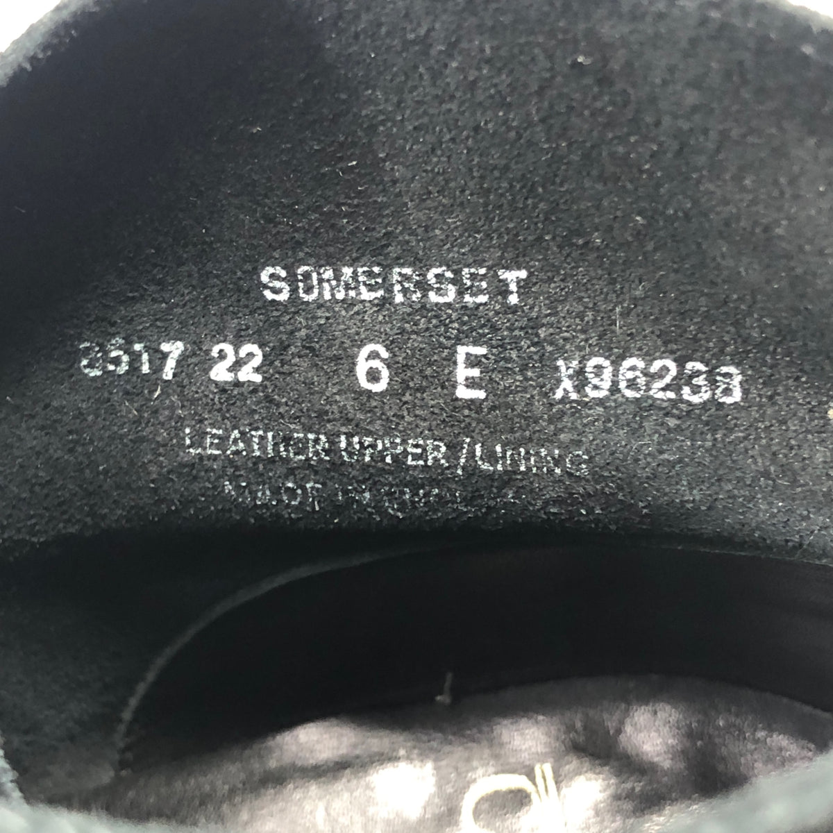 クロケット＆ジョーンズ SOMERSET  チャッカブーツ スエード ブラック サイズUK6E Crockett & Jones 約25.0cm【AFC53】