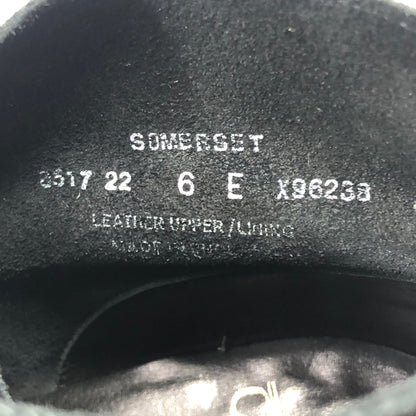 クロケット＆ジョーンズ SOMERSET  チャッカブーツ スエード ブラック サイズUK6E Crockett & Jones 約25.0cm【AFC53】