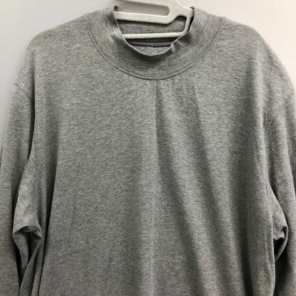 極美品◆チルコロ 長袖Tシャツ モックネック グレー メンズ サイズＬ CIRCOLO 1901 【AFB37】