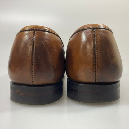 クロケット&ジョーンズ ローファー グランサム2 ペニー コイン カーフ レザー ブラウン メンズ サイズUK7.5E Crockett&Jone ローファー 約26.0cm【LA】【中古】
